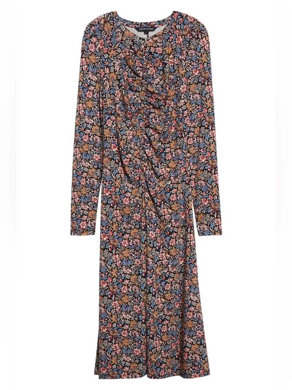 Veronica Beard Gale Floral Knit Midi Dress Size M - Picture 5 of 11